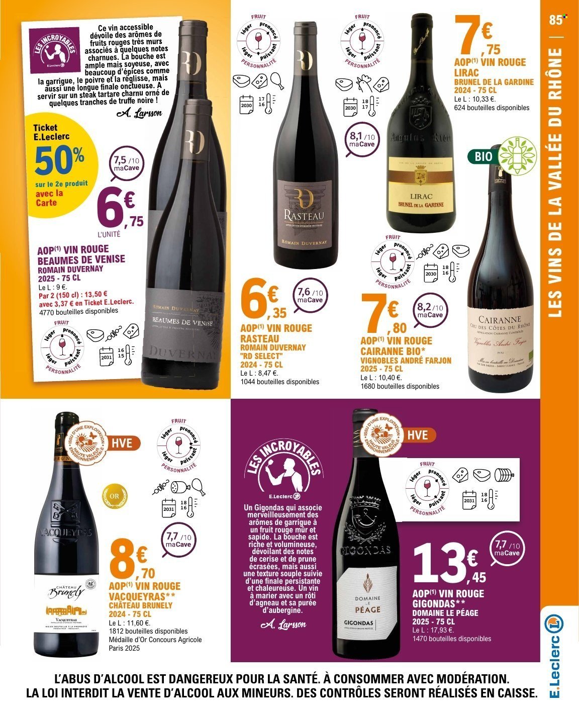 Catalogue E.LECLERC - FOIRE AUX VINS