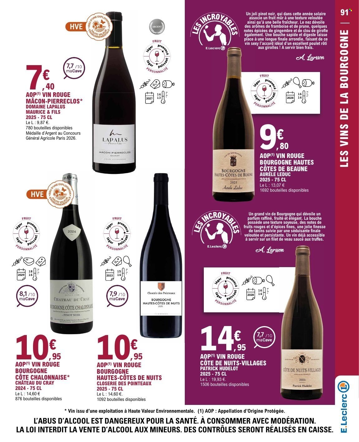 Catalogue E.LECLERC - FOIRE AUX VINS