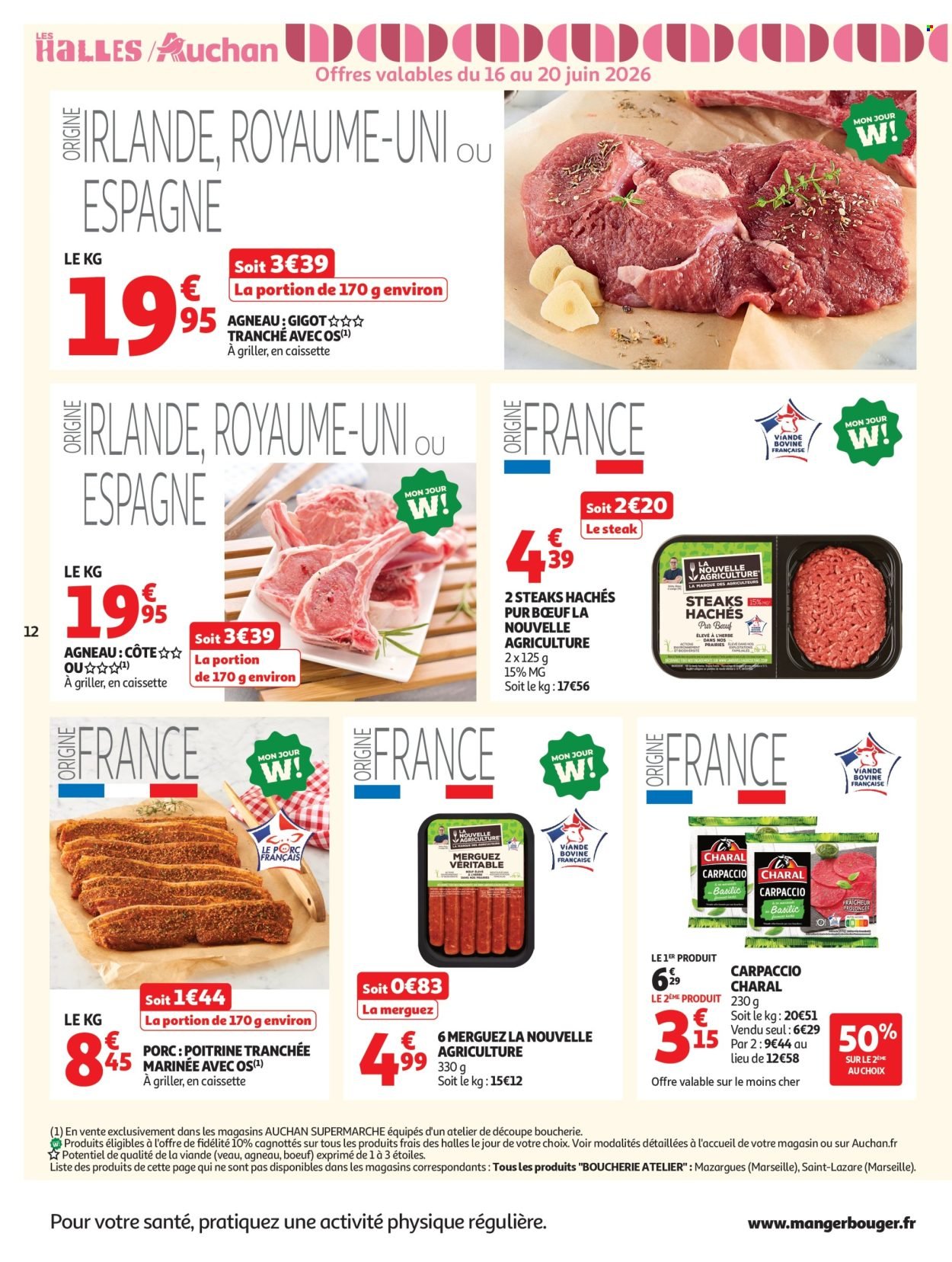 Catalogue AUCHAN - Beauté, Halles, supers
