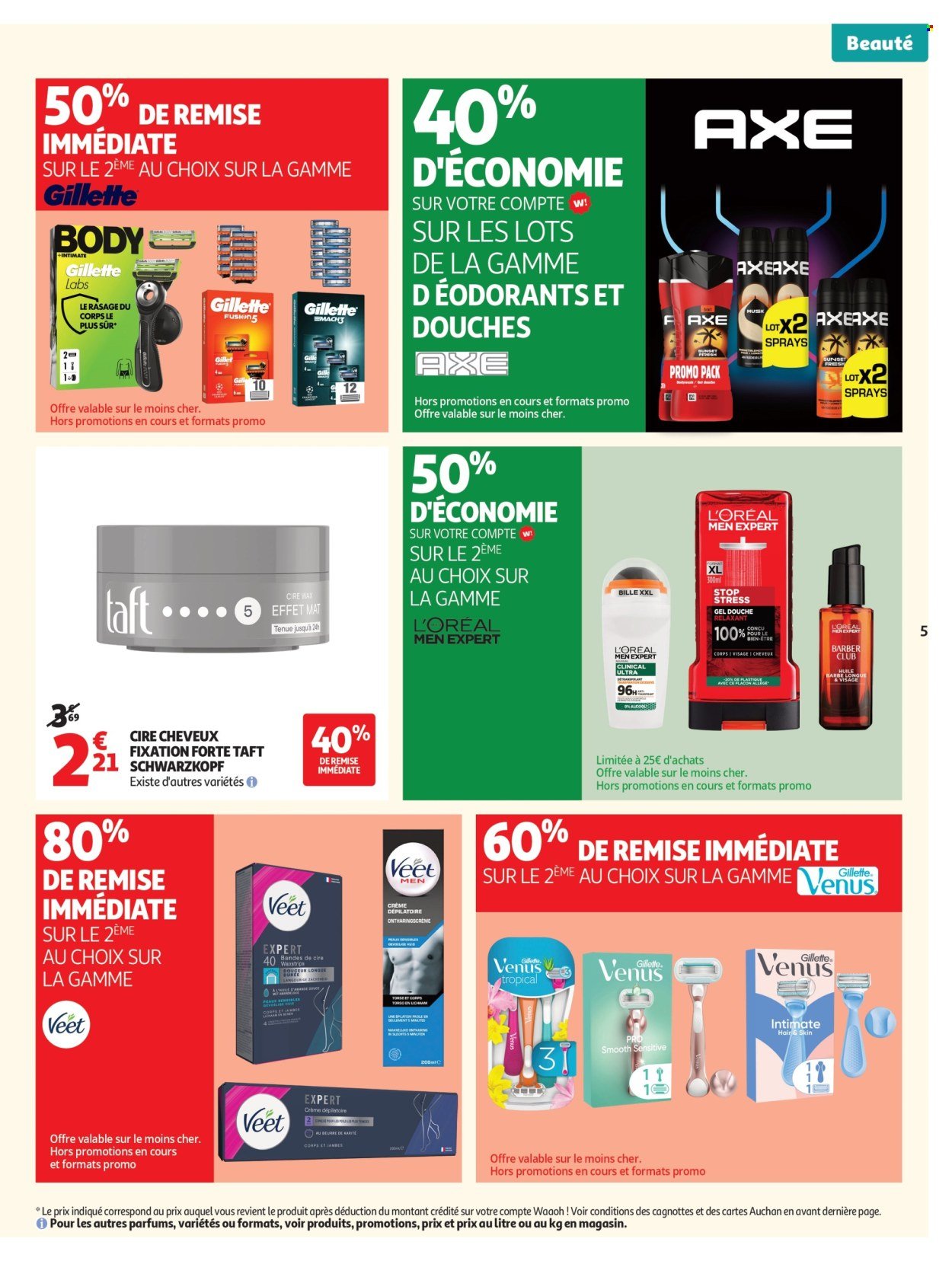 Catalogue AUCHAN - Beauté, Halles, supers