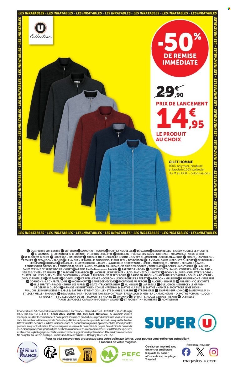 Catalogue SUPER U - La Mode à prix bas