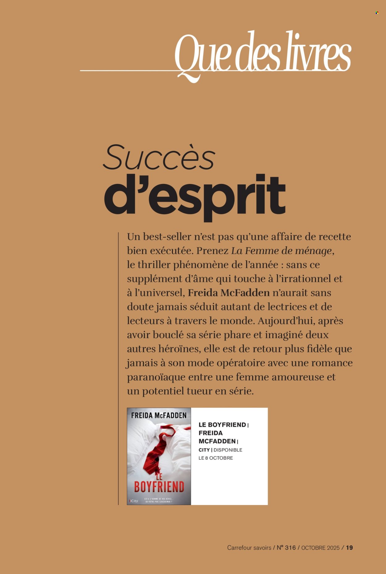 Catalogue CARREFOUR - A CHACUN SA CULTURE (2025-10-01 - 2025-10-31)