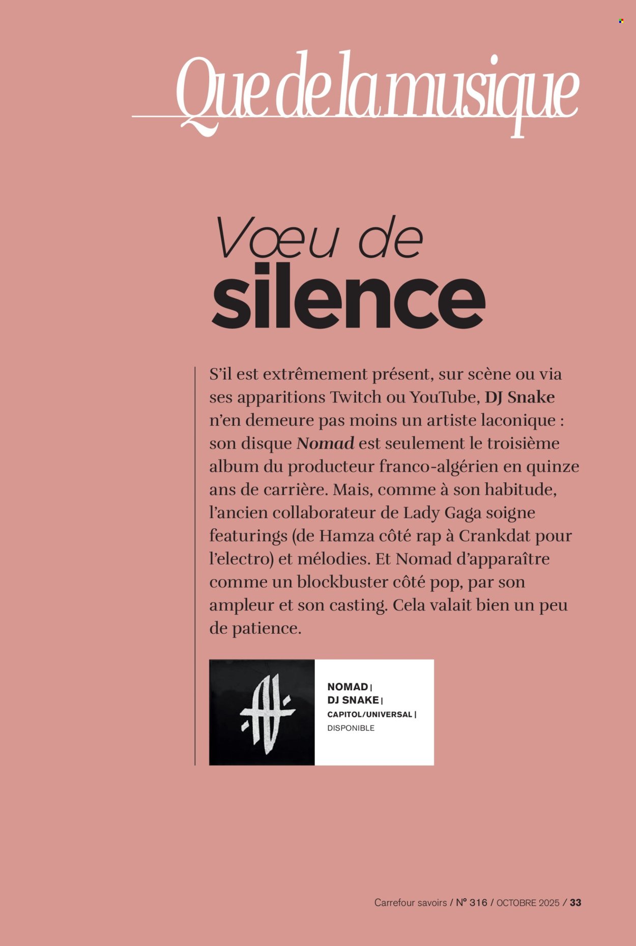 Catalogue CARREFOUR - A CHACUN SA CULTURE (2025-10-01 - 2025-10-31)