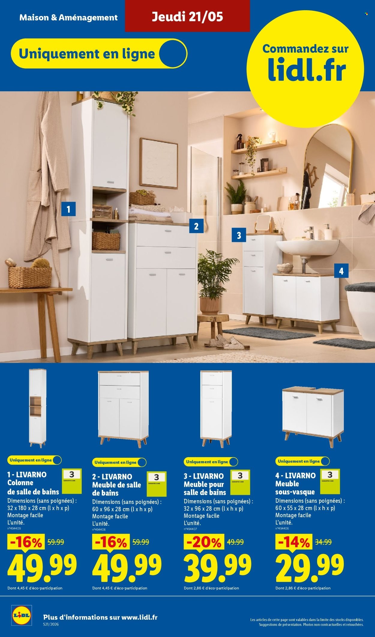 Catalogue LIDL - Les Exclu Web de la semaine