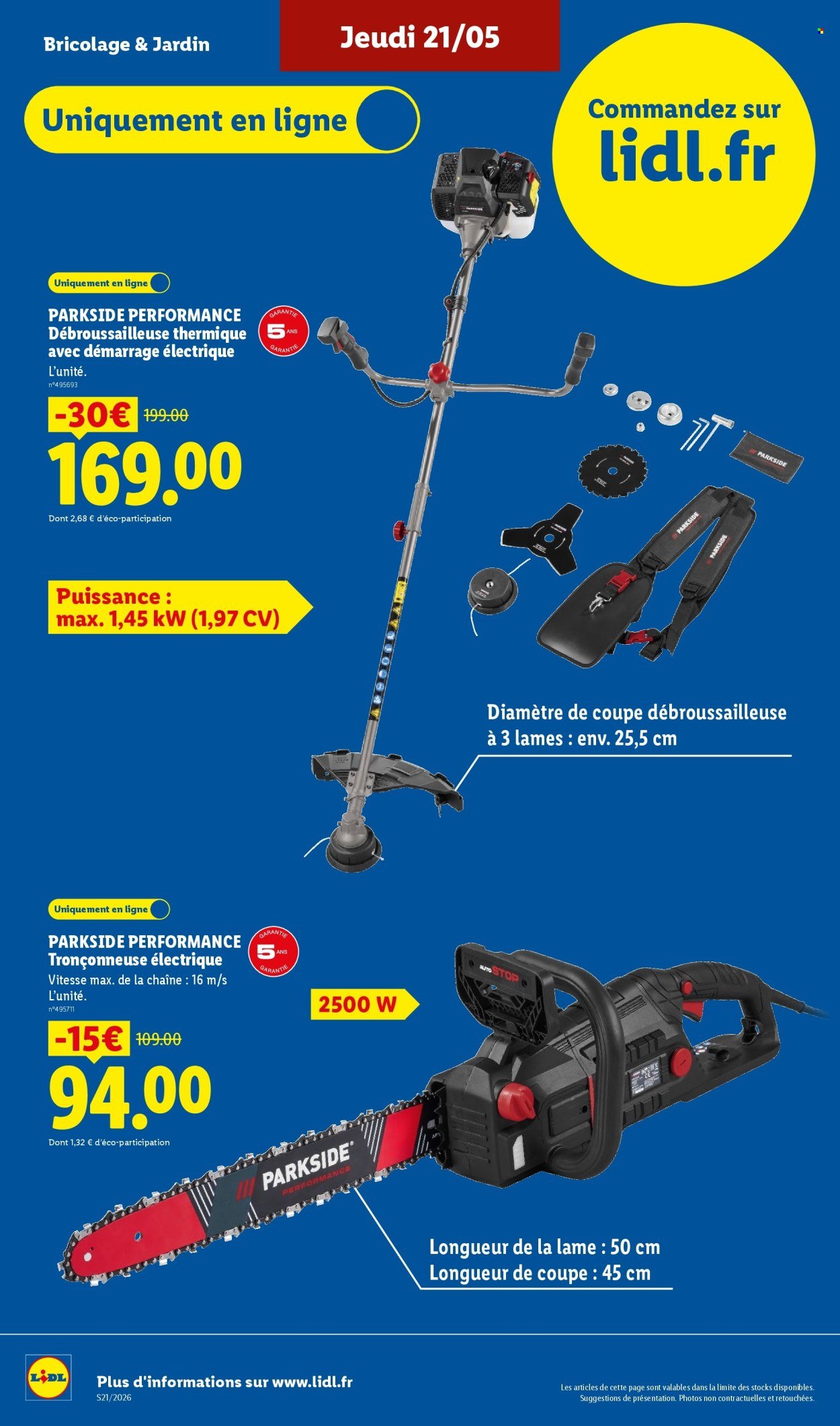 Catalogue LIDL - Les Exclu Web de la semaine