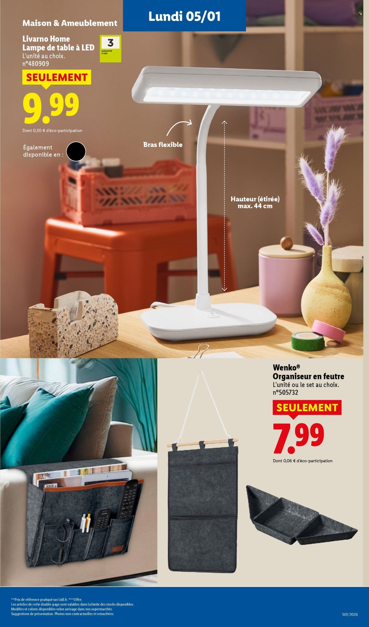 Catalogue LIDL - Les bonnes affaires de la semaine (2026-01-05 - 2026-01-08)