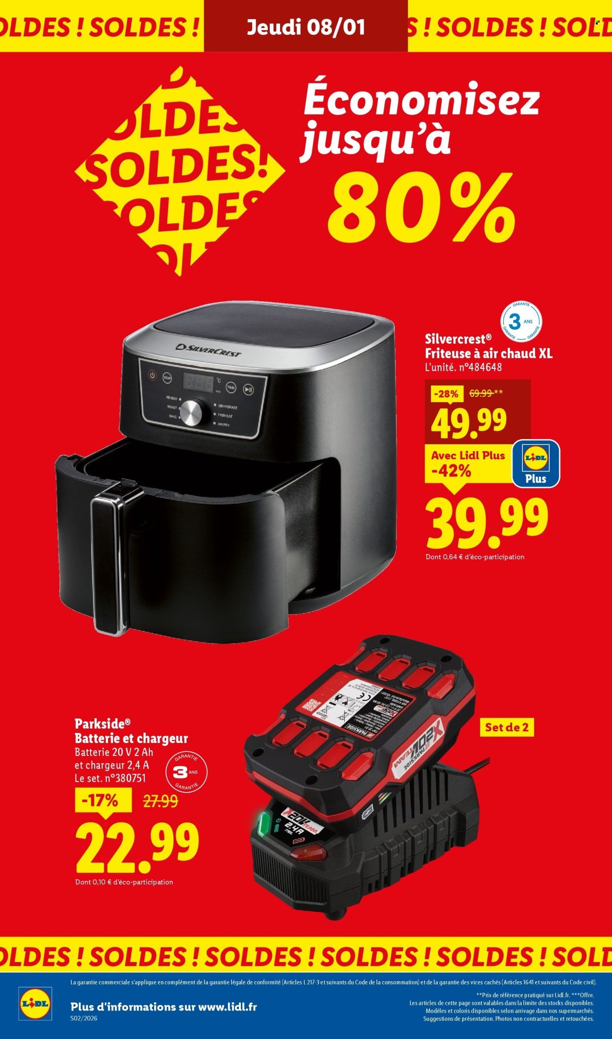 Catalogue LIDL - Les bonnes affaires de la semaine (2026-01-05 - 2026-01-08)