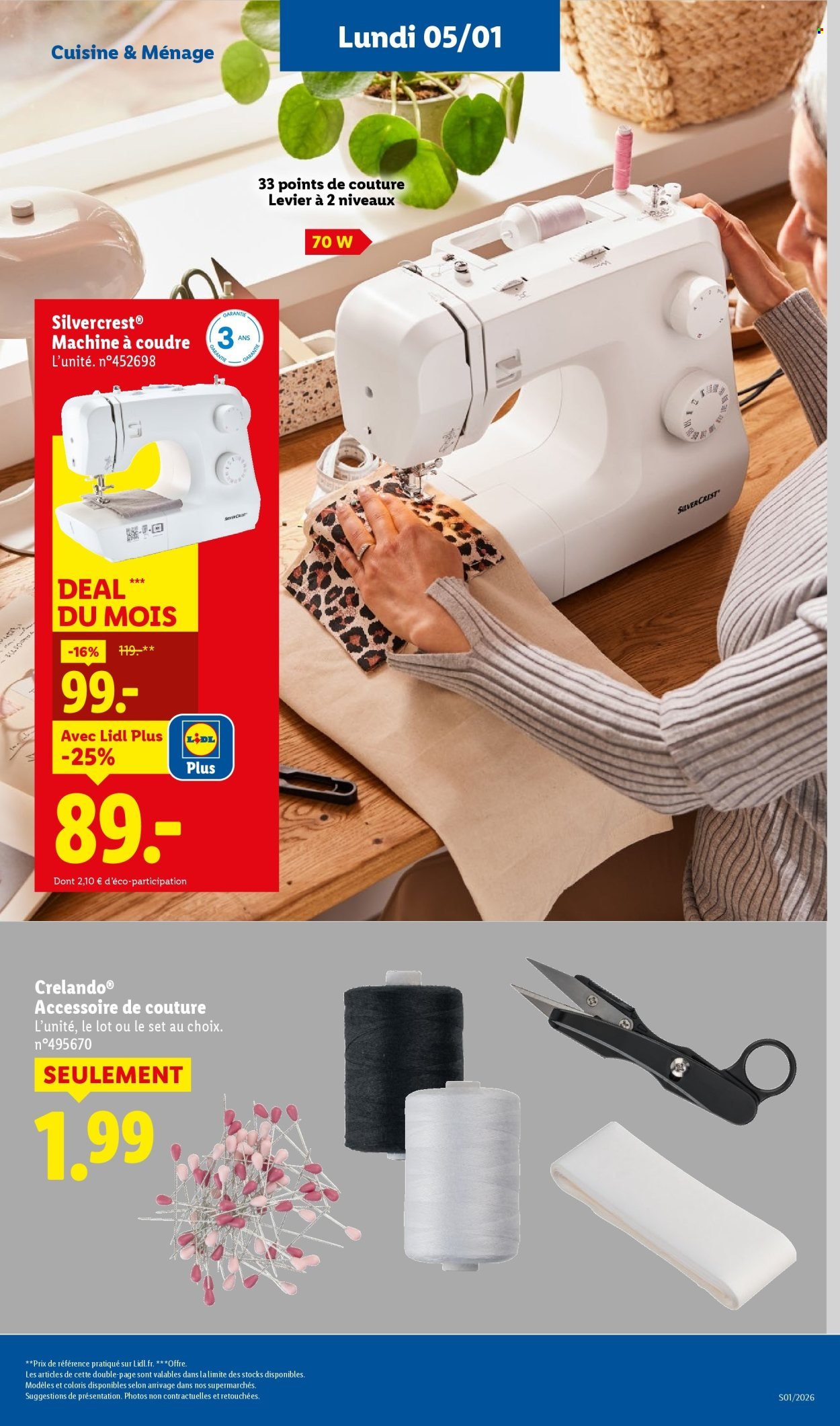 Catalogue LIDL - Les bonnes affaires de la semaine (2026-01-05 - 2026-01-08)
