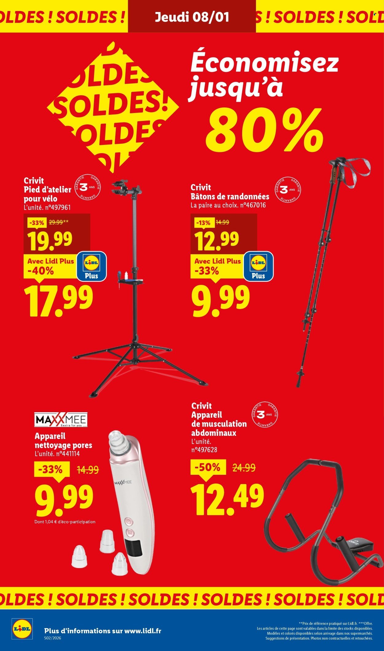 Catalogue LIDL - Les bonnes affaires de la semaine (2026-01-05 - 2026-01-08)