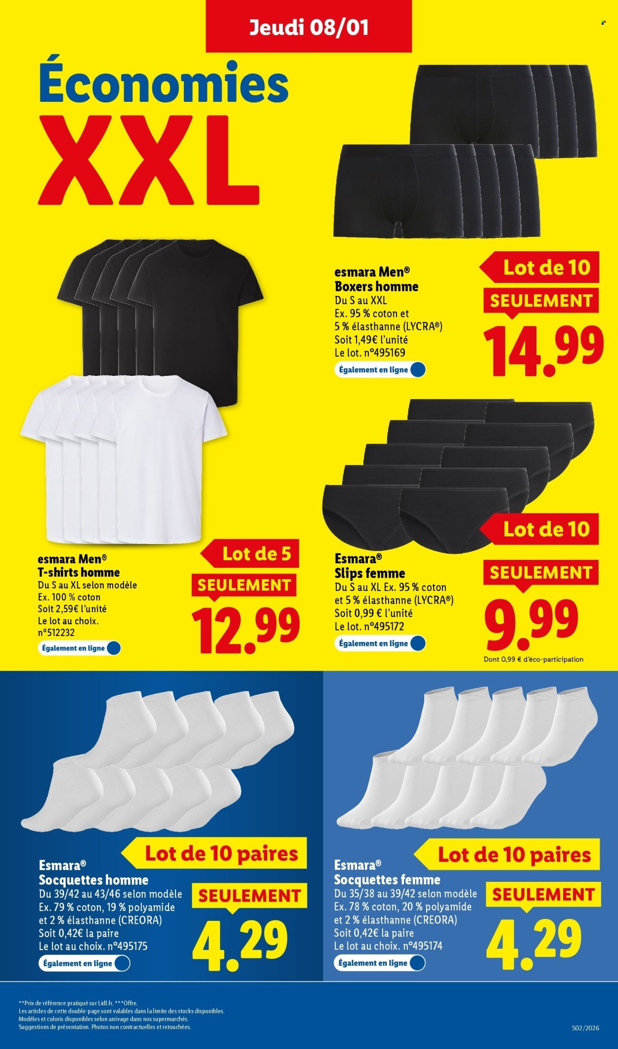 Catalogue LIDL - Les bonnes affaires de la semaine (2026-01-05 - 2026-01-08)
