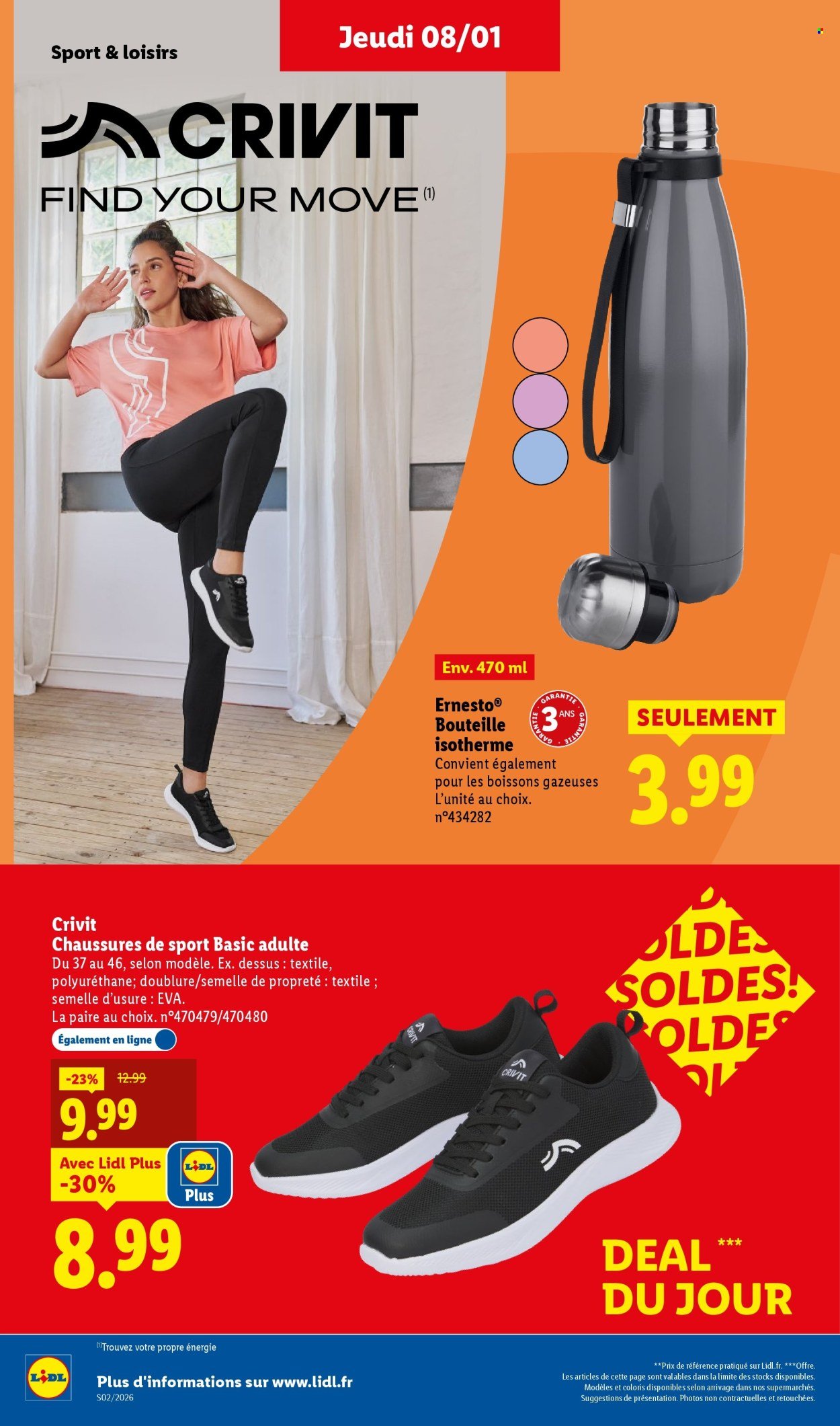 Catalogue LIDL - Les bonnes affaires de la semaine (2026-01-05 - 2026-01-08)