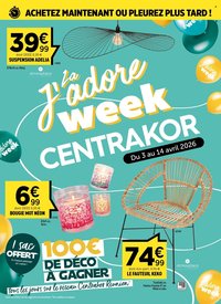 Catalogue CENTRAKOR - J’ADORE WEEK
