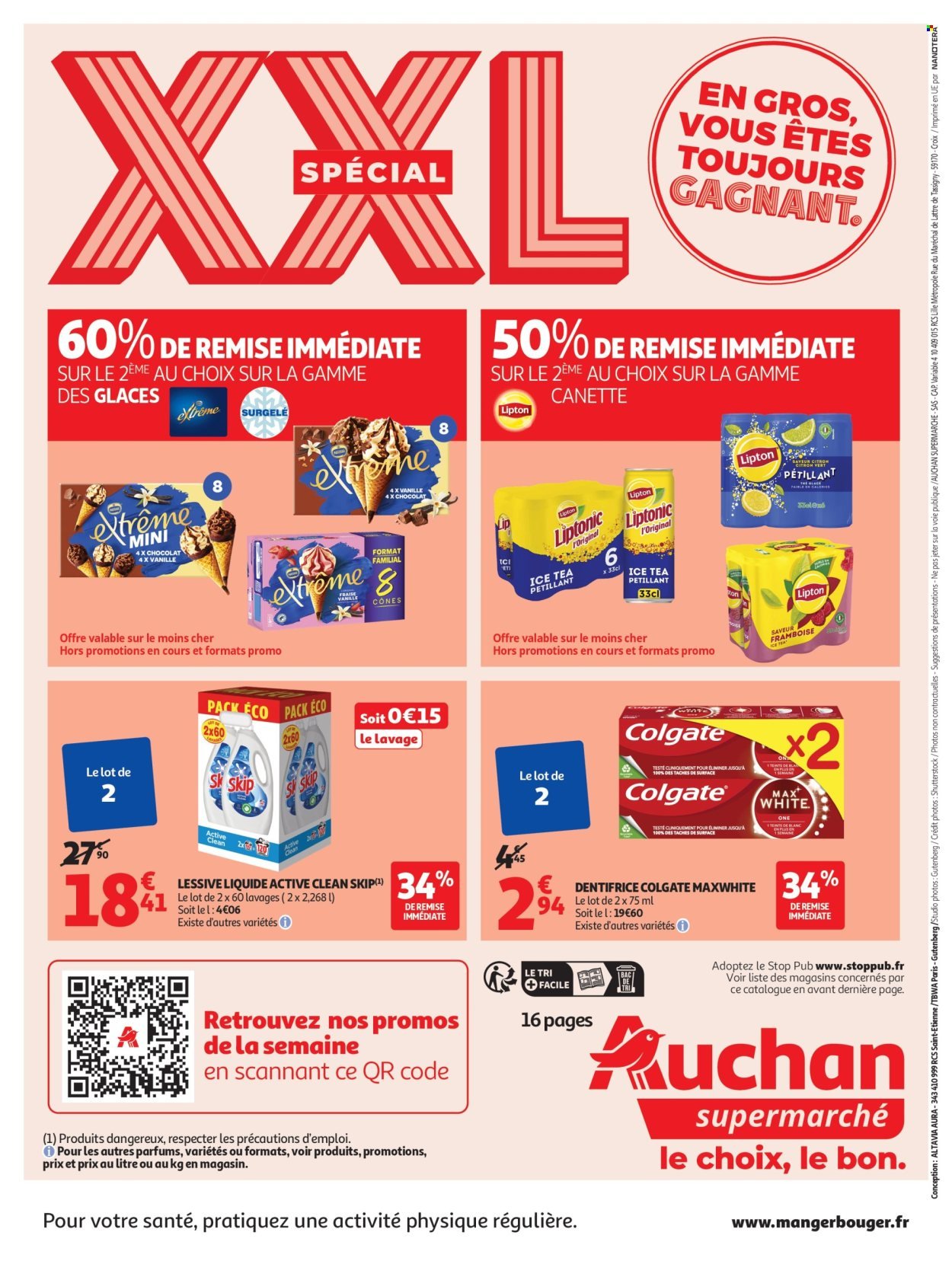 Catalogue AUCHAN - Les prix bas qui font du bien au quotidien (2025-07-22 - 2025-07-26)