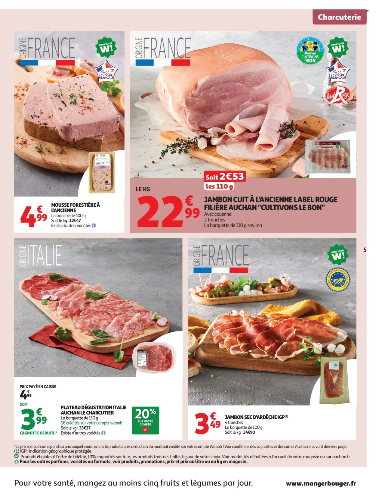 Catalogue AUCHAN - Les prix bas qui font du bien au quotidien (2025-07-22 - 2025-07-26)