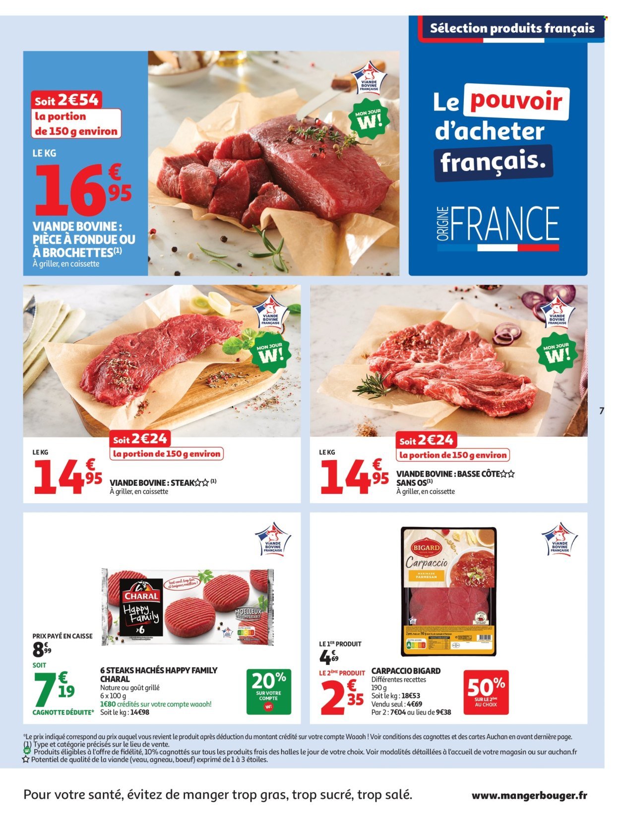 Catalogue AUCHAN - Les prix bas qui font du bien au quotidien (2025-07-22 - 2025-07-26)
