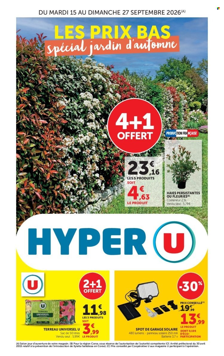 Catalogue HYPER U - Jardin d'automne à prix bas