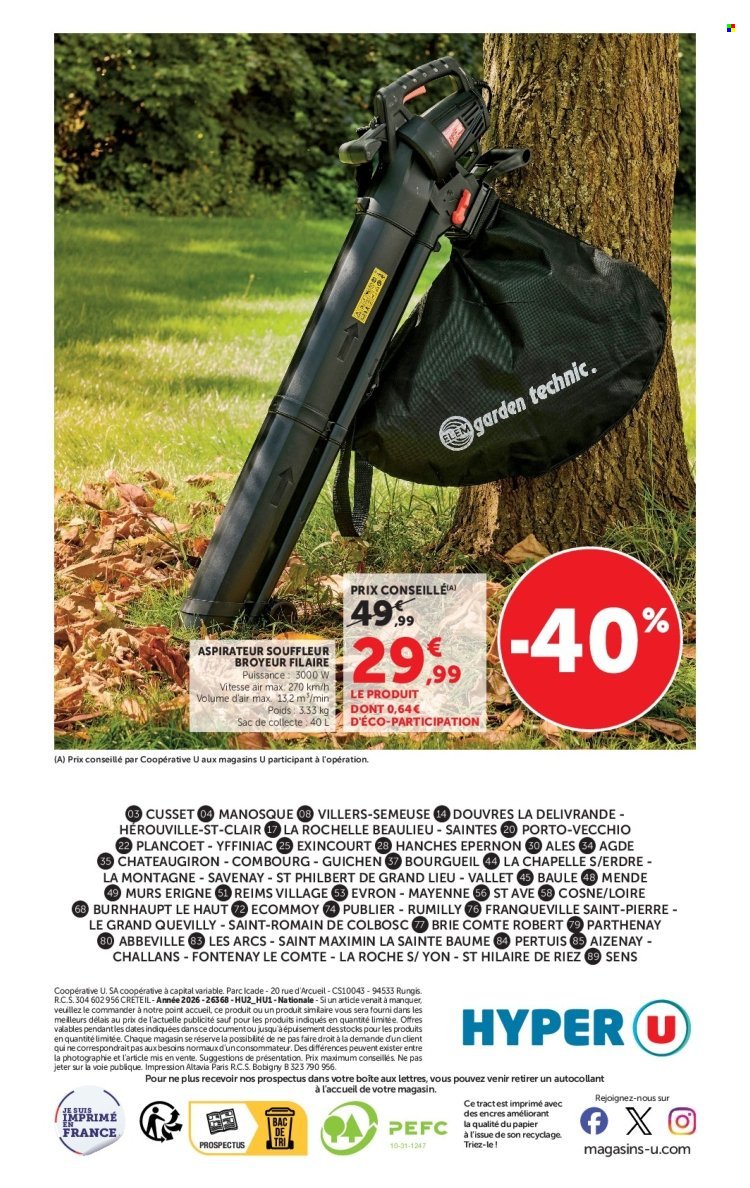 Catalogue HYPER U - Jardin d'automne à prix bas