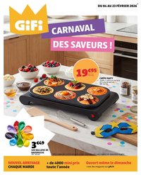 Catalogue GIFI - Carnaval des saveurs !