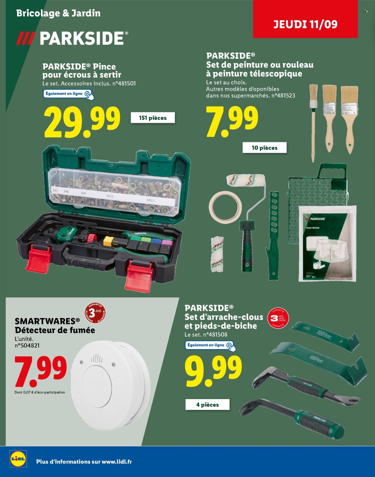 Catalogue LIDL - Catalogue Parkside (2025-09-01 - 2025-09-18)