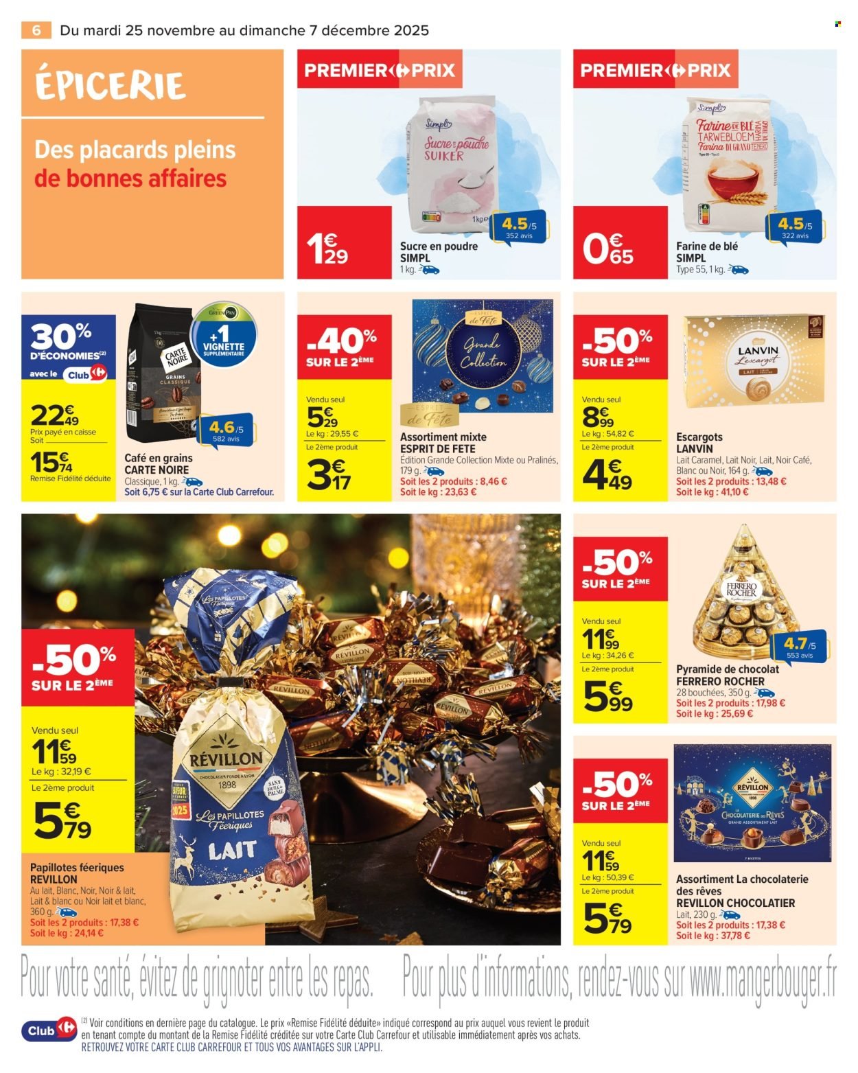 Catalogue CARREFOUR MARKET - PLATS D'HIVER