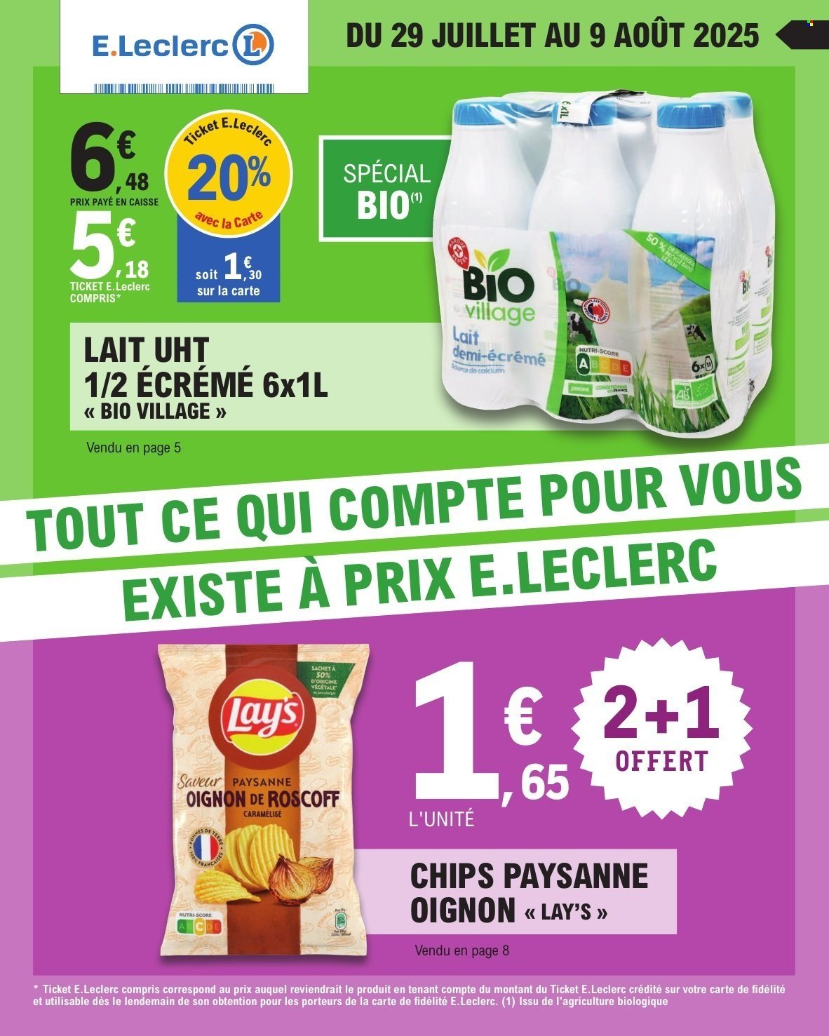 Catalogue E.LECLERC - DEPENSER MOINS (2025-07-29 - 2025-08-09)