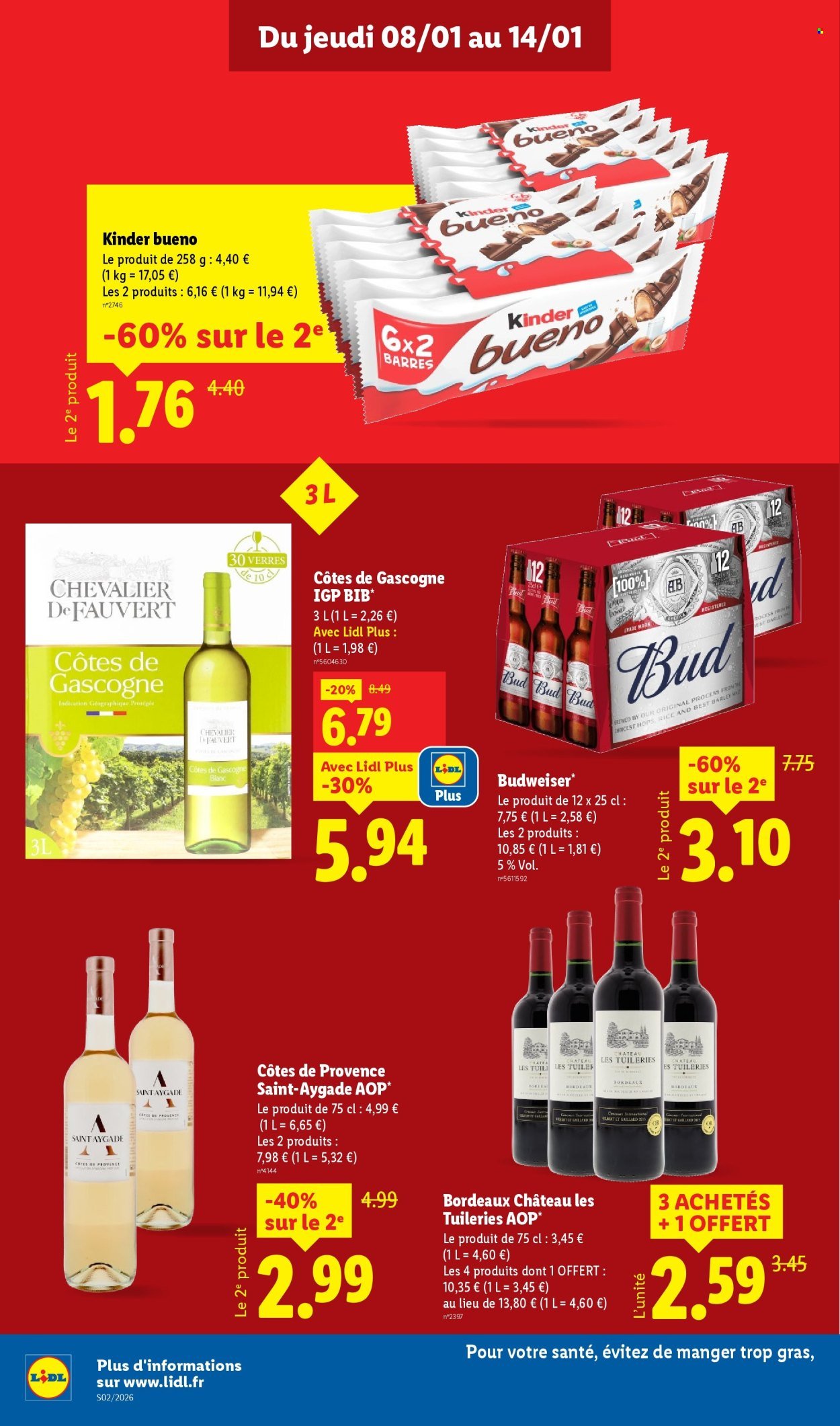 Catalogue LIDL - Les promos de la semaine (2026-01-08 - 2026-01-14)