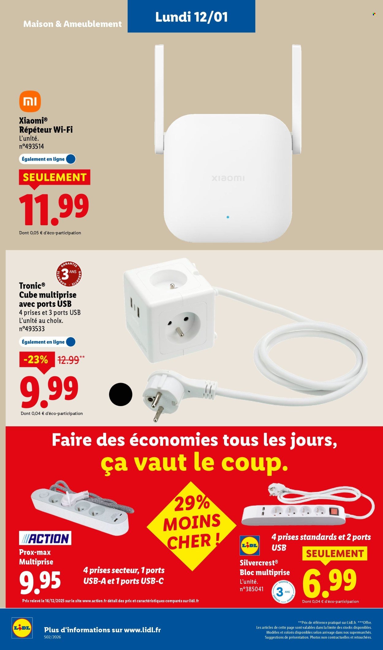Catalogue LIDL - Les promos de la semaine (2026-01-08 - 2026-01-14)