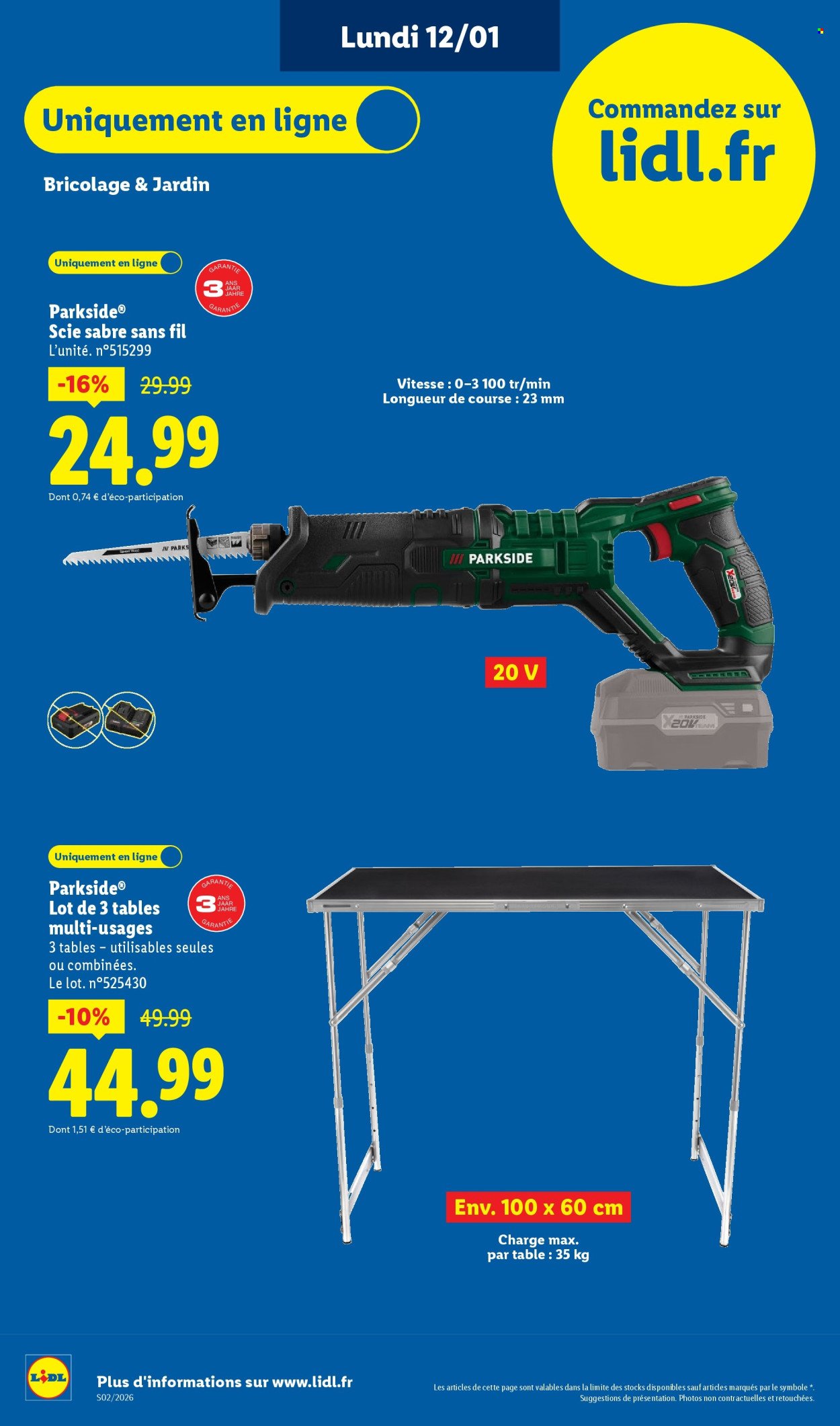 Catalogue LIDL - Les promos de la semaine (2026-01-08 - 2026-01-14)