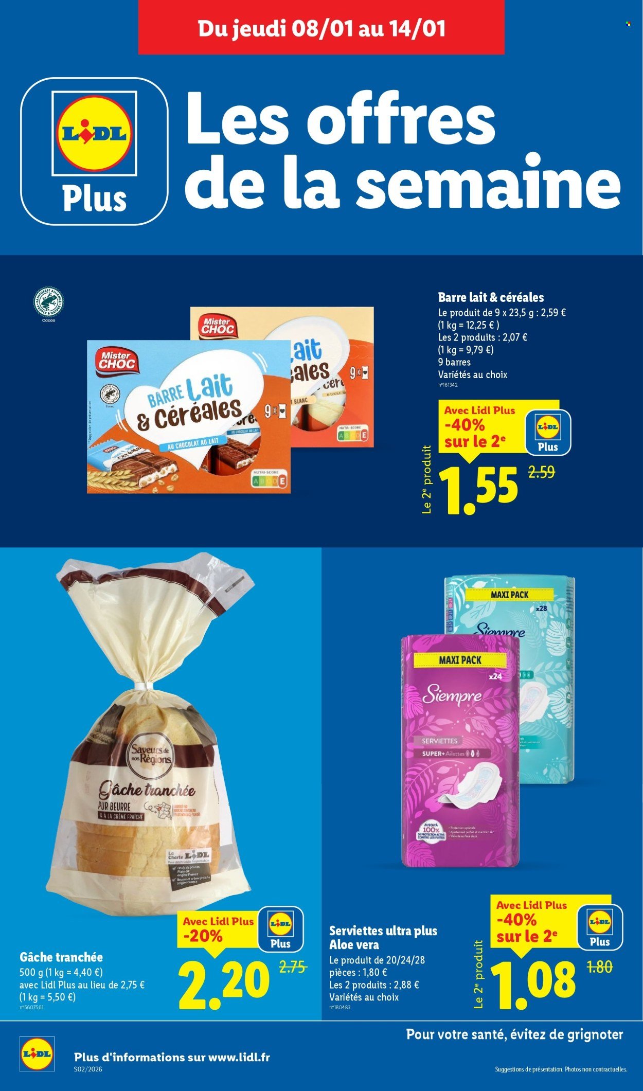 Catalogue LIDL - Les promos de la semaine (2026-01-08 - 2026-01-14)
