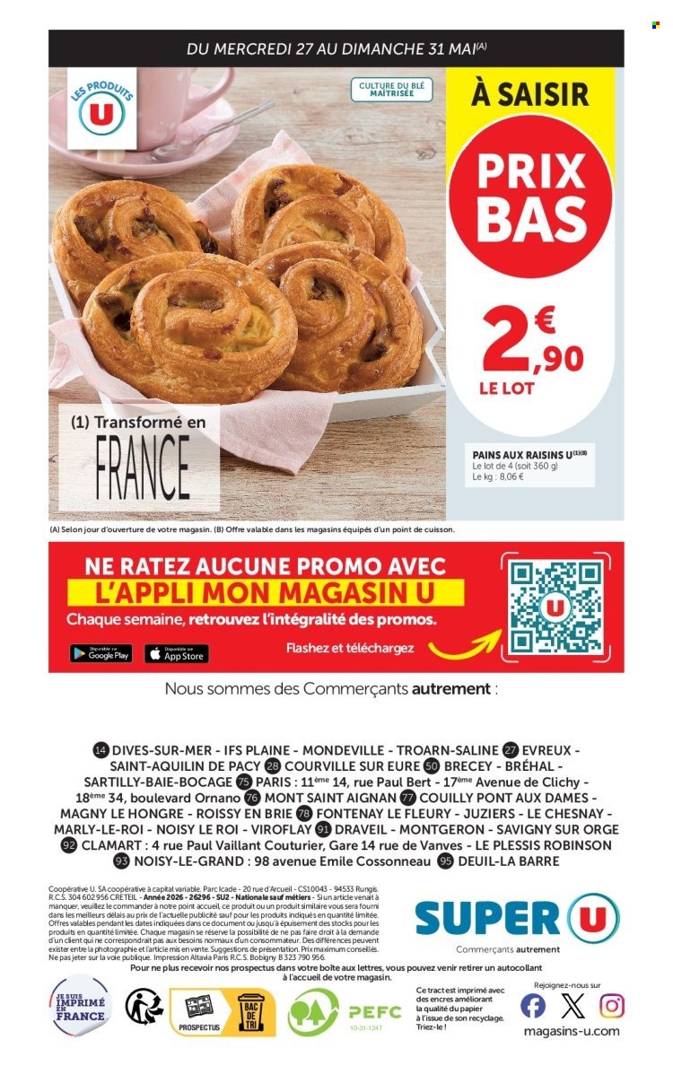 Catalogue SUPER U - Les prix bas de la semaine