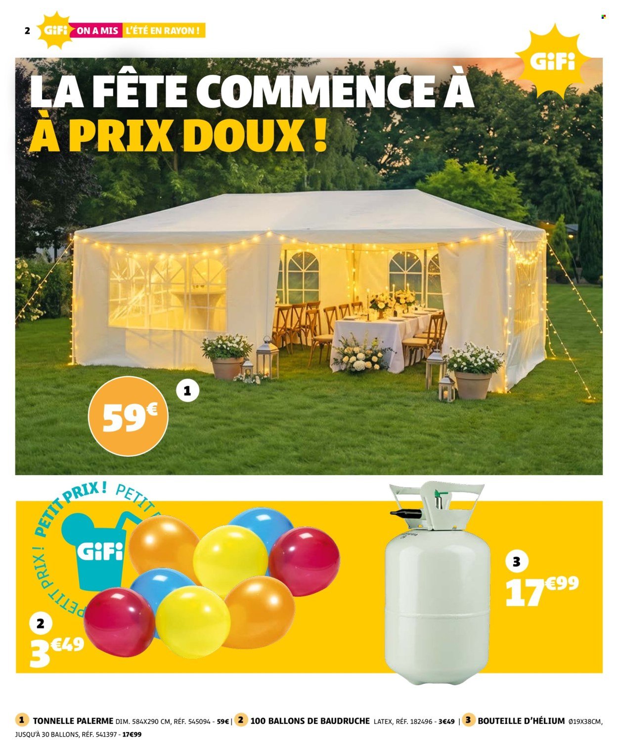 Catalogue GIFI - Voilà l'été ! (2026-05-26 - 2026-06-08)