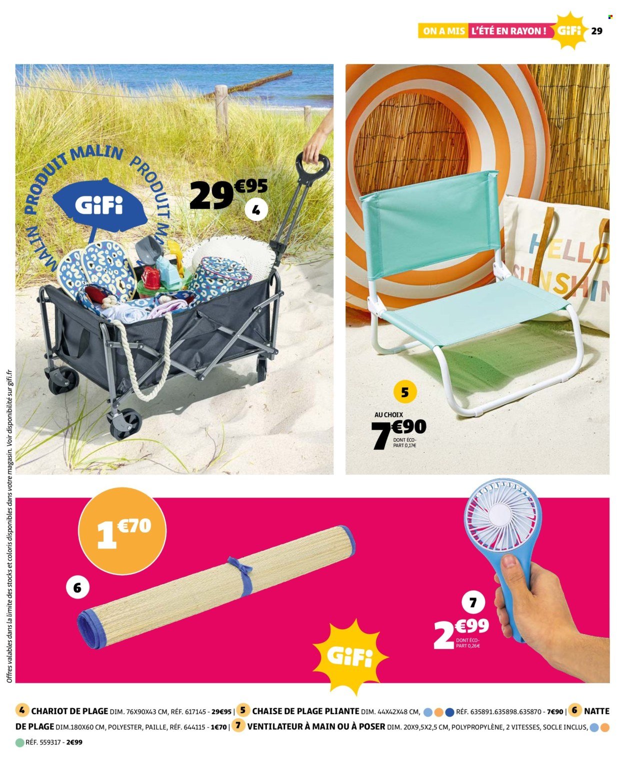 Catalogue GIFI - Voilà l'été ! (2026-05-26 - 2026-06-08)
