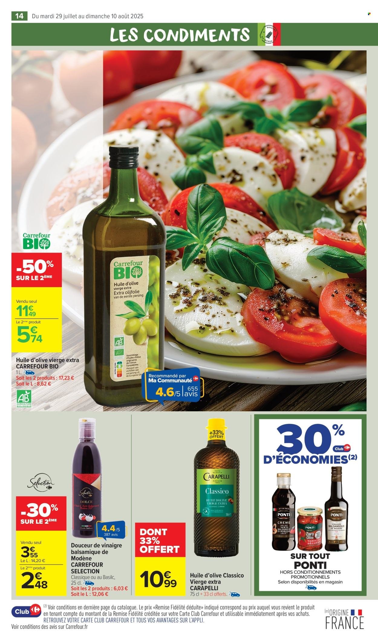 Catalogue CARREFOUR MARKET - BIENVENUE EN ITALIE (2025-07-29 - 2025-08-10)