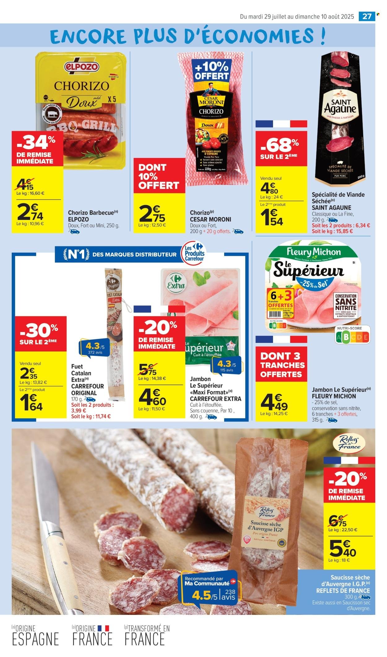 Catalogue CARREFOUR MARKET - BIENVENUE EN ITALIE (2025-07-29 - 2025-08-10)