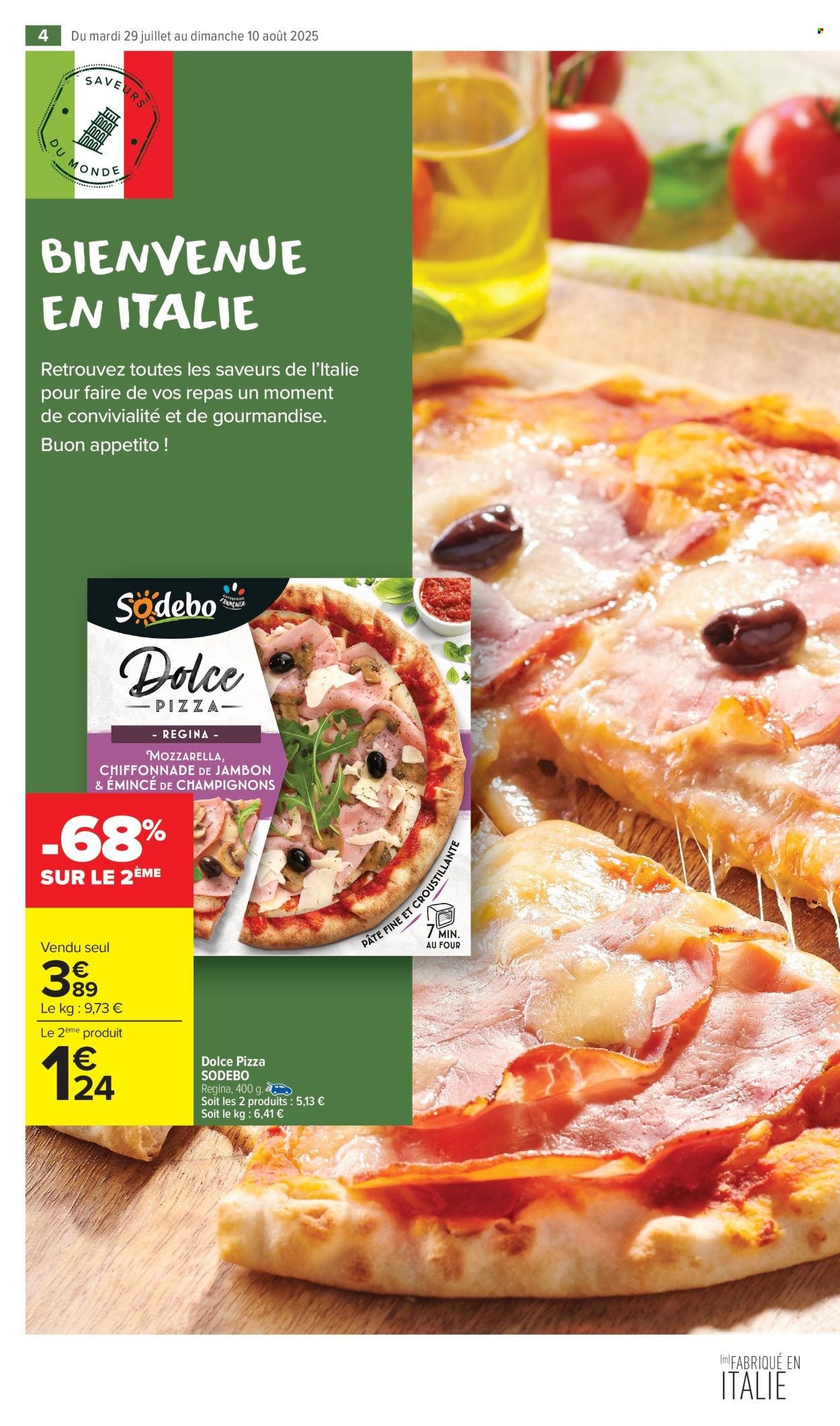 Catalogue CARREFOUR MARKET - BIENVENUE EN ITALIE (2025-07-29 - 2025-08-10)