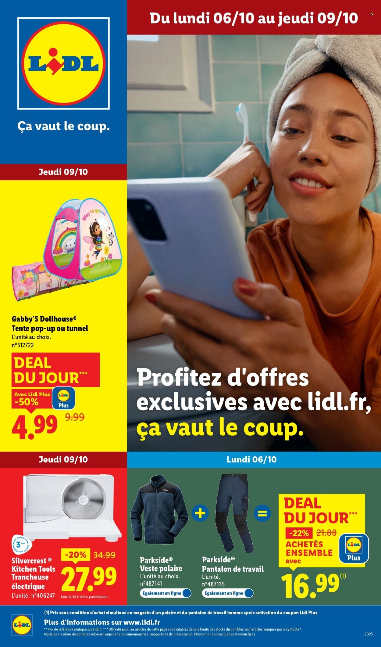 Catalogue LIDL - Les bonnes affaires de la semaine (2025-10-06 - 2025-10-09)