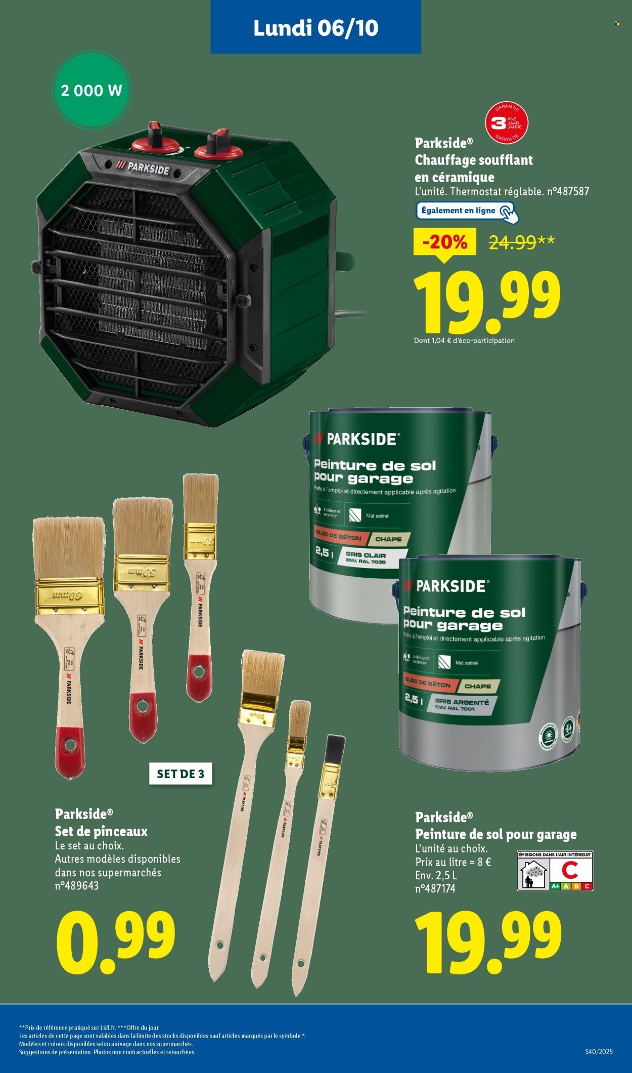 Catalogue LIDL - Les bonnes affaires de la semaine (2025-10-06 - 2025-10-09)