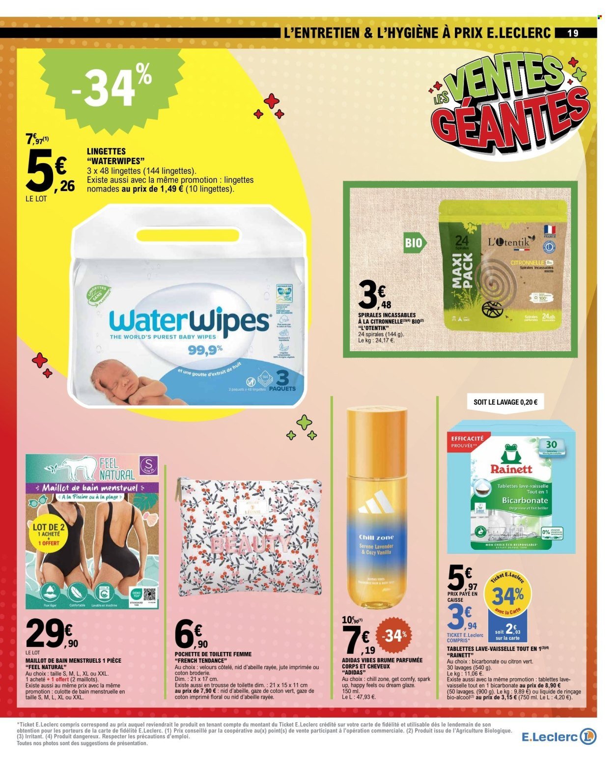 Catalogue E.LECLERC - VENTES GEANTES (2025-07-29 - 2025-08-09)
