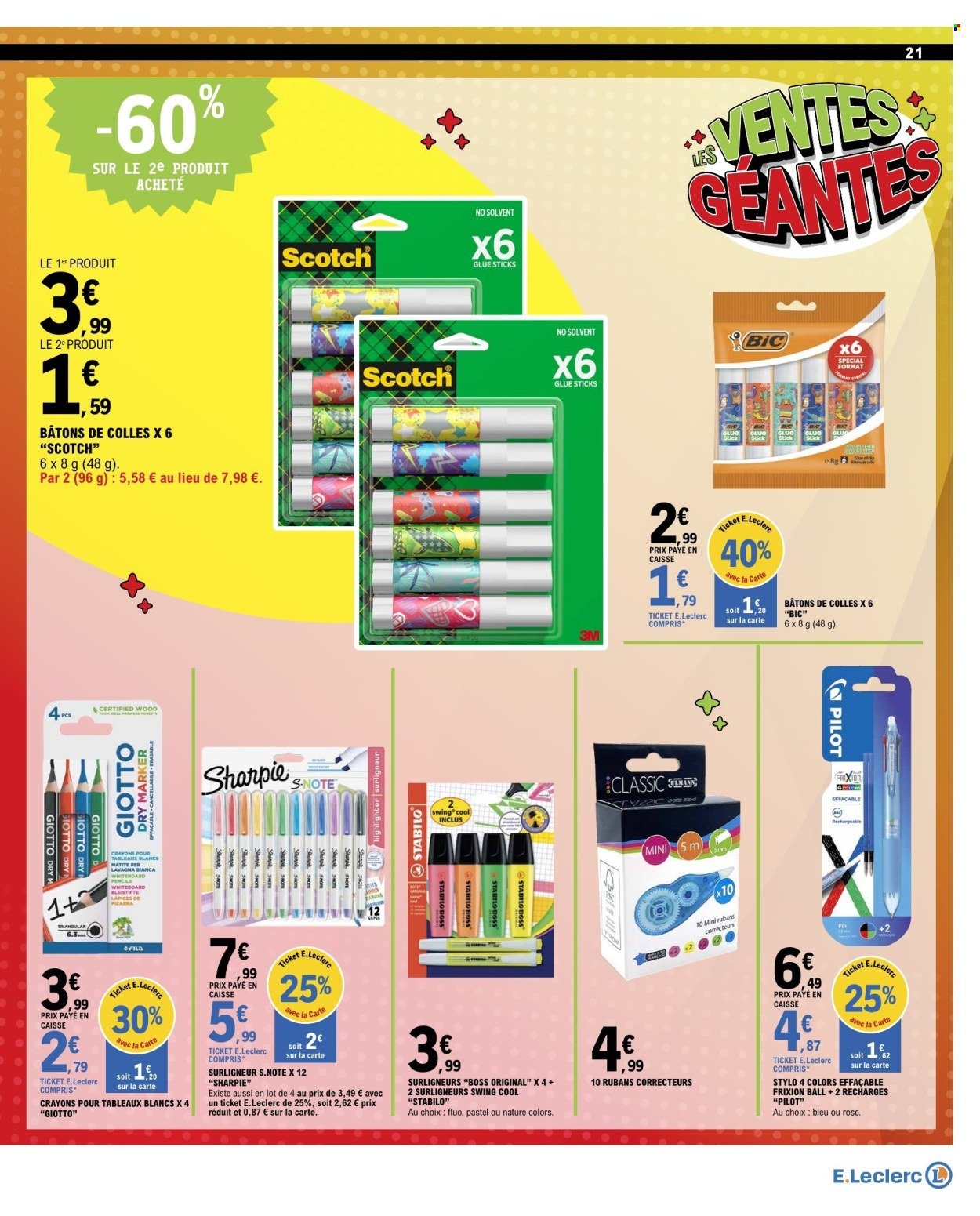 Catalogue E.LECLERC - VENTES GEANTES (2025-07-29 - 2025-08-09)