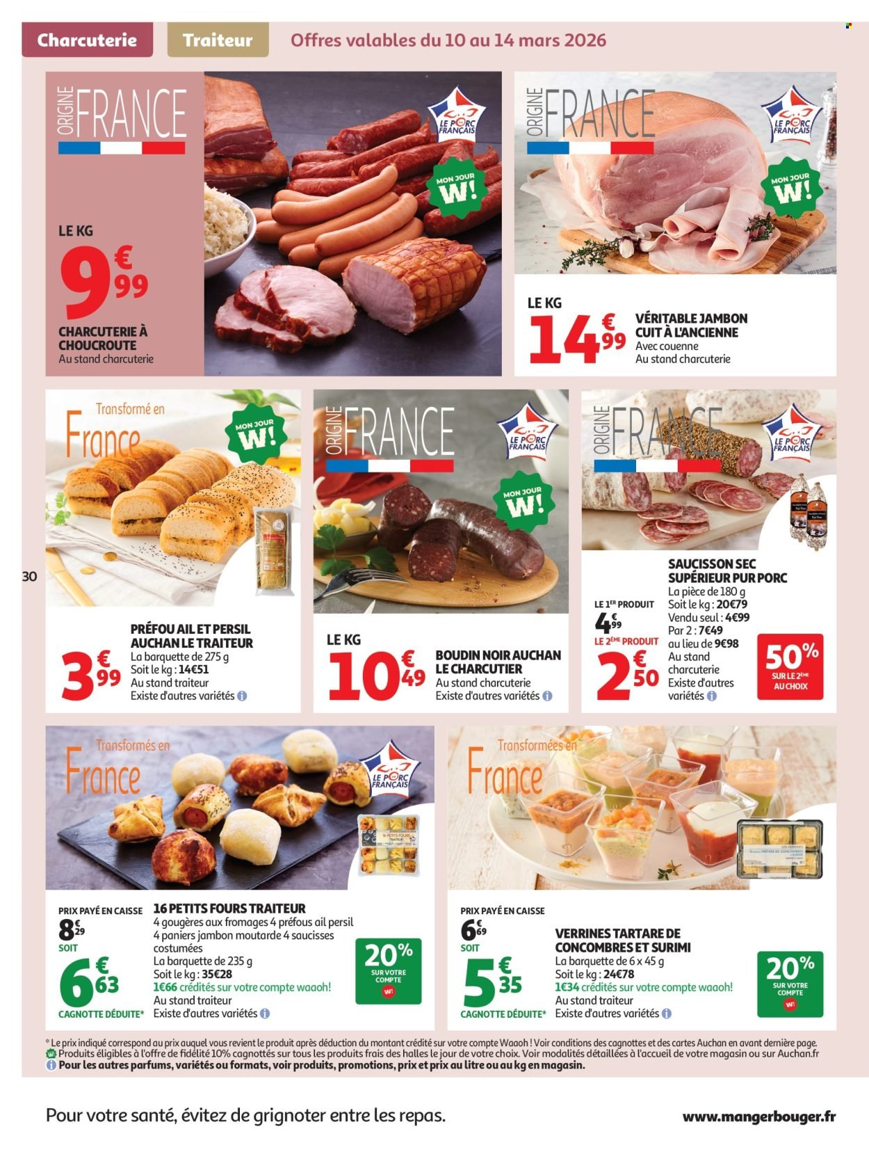 Catalogue AUCHAN - Tops produits, top prix ! (2026-03-10 - 2026-03-22)