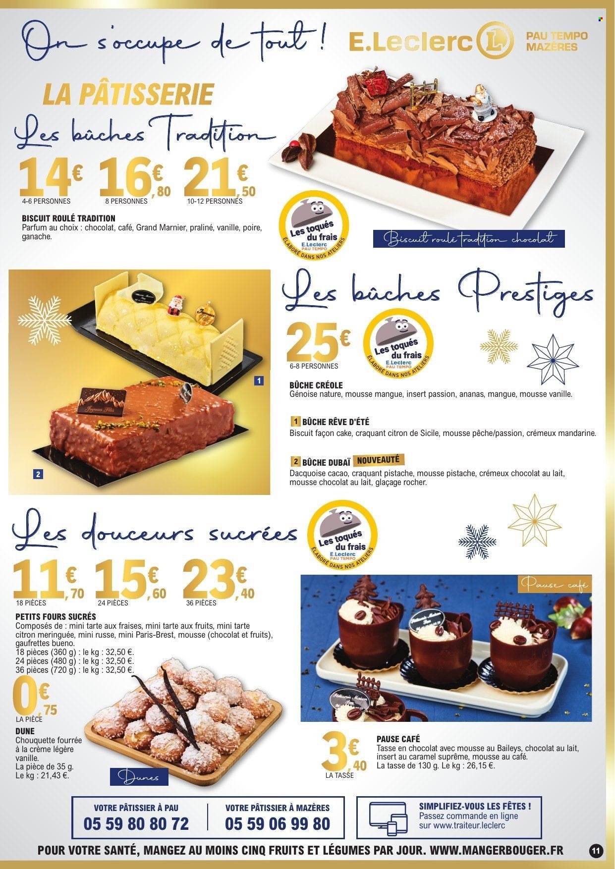 Catalogue E.LECLERC - Menus de fêtes 2025 (2025-12-01 - 2025-12-31)