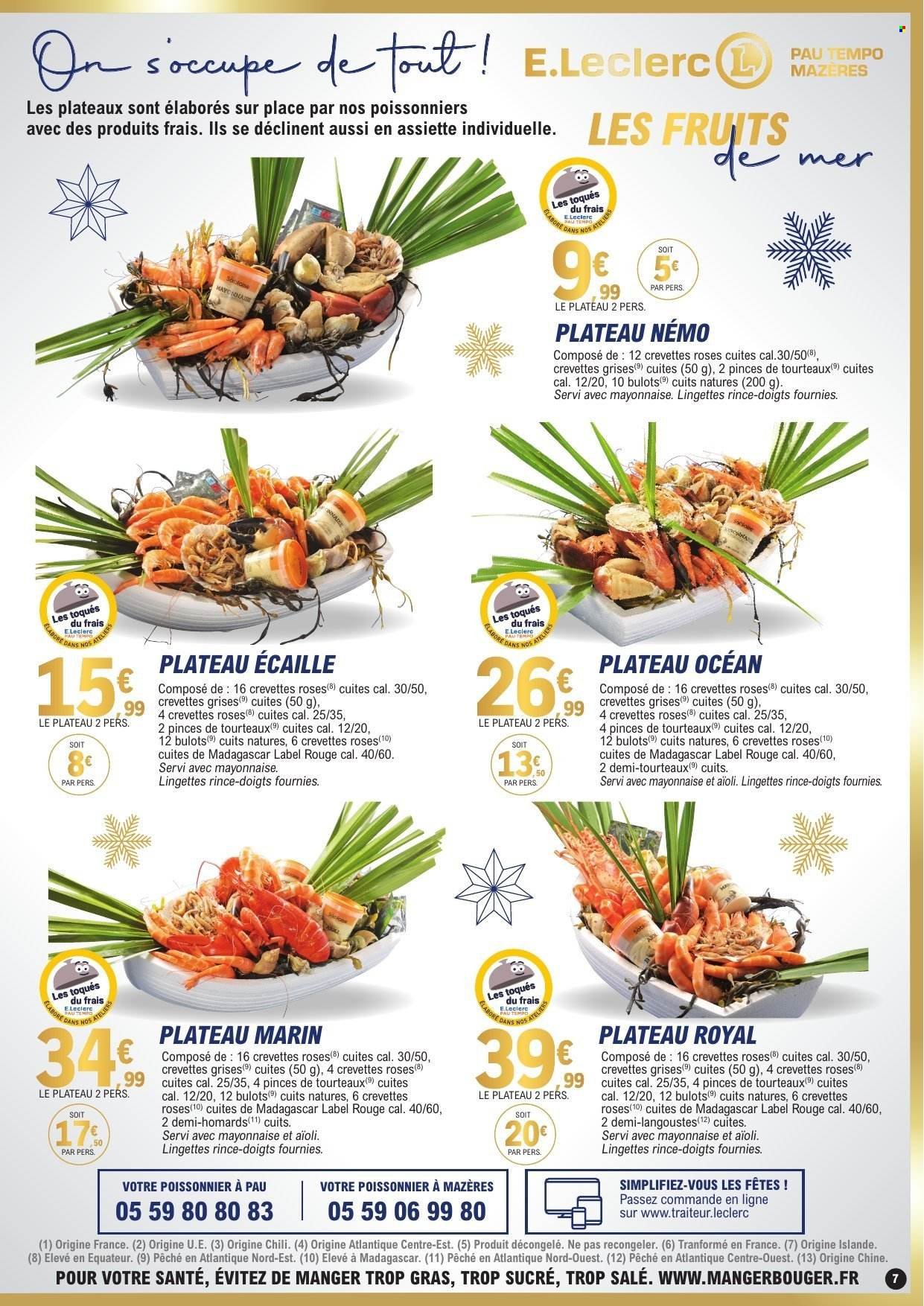 Catalogue E.LECLERC - Menus de fêtes 2025 (2025-12-01 - 2025-12-31)