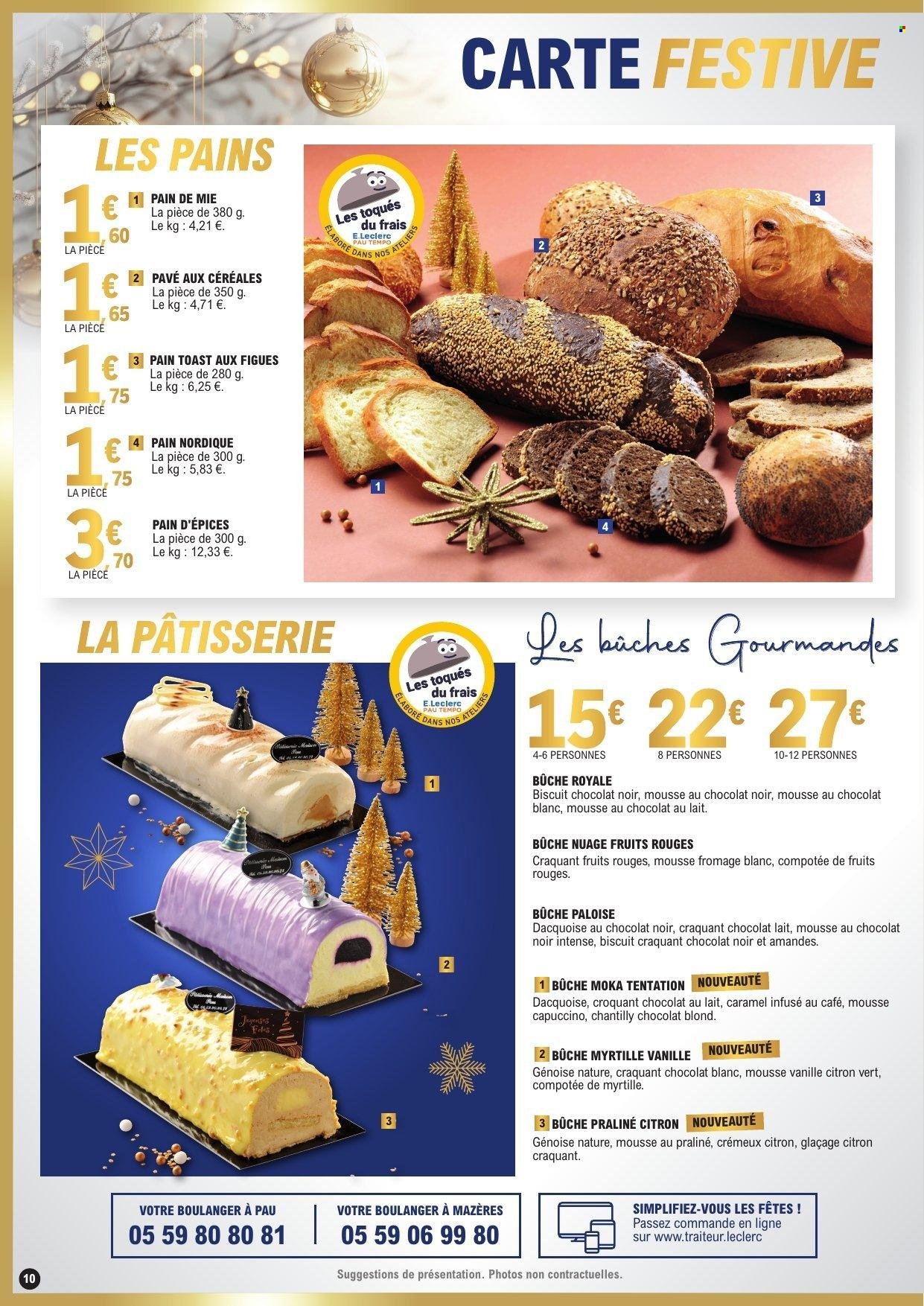 Catalogue E.LECLERC - Menus de fêtes 2025 (2025-12-01 - 2025-12-31)