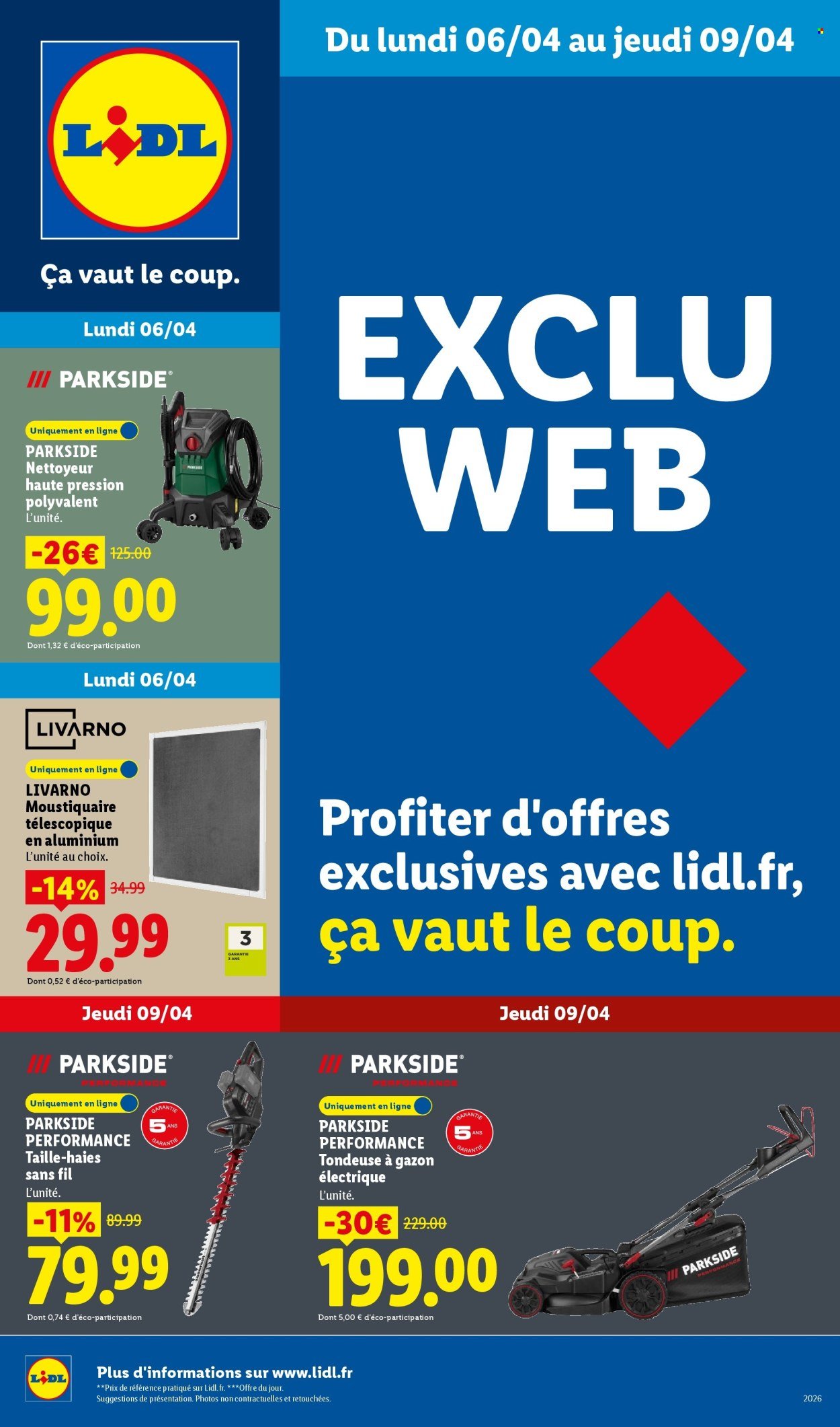 Catalogue LIDL - Les Exclus Web de la semaine