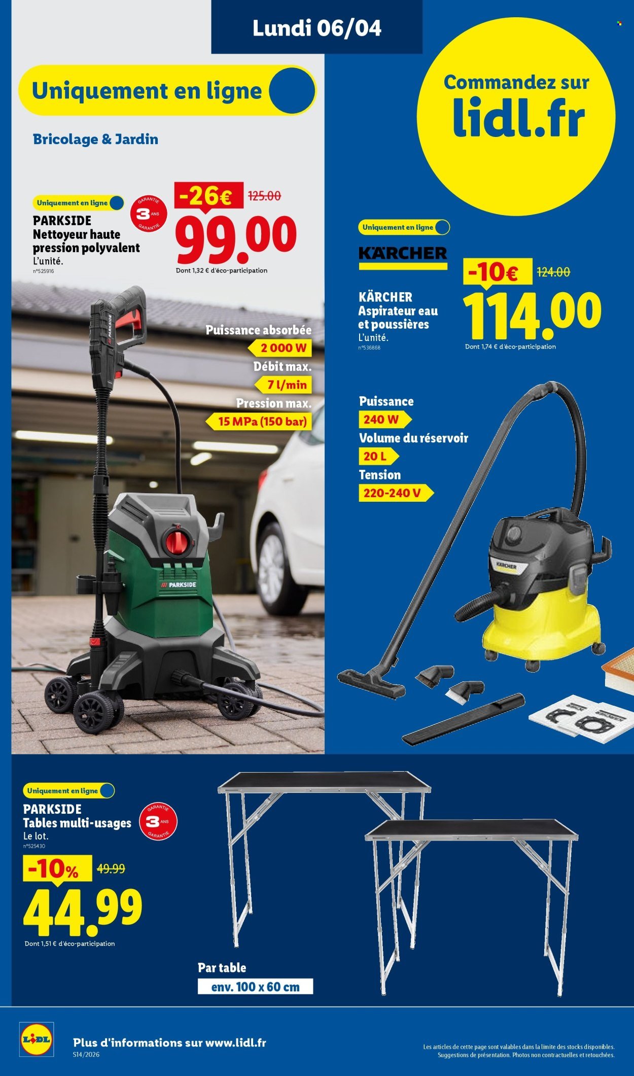 Catalogue LIDL - Les Exclus Web de la semaine
