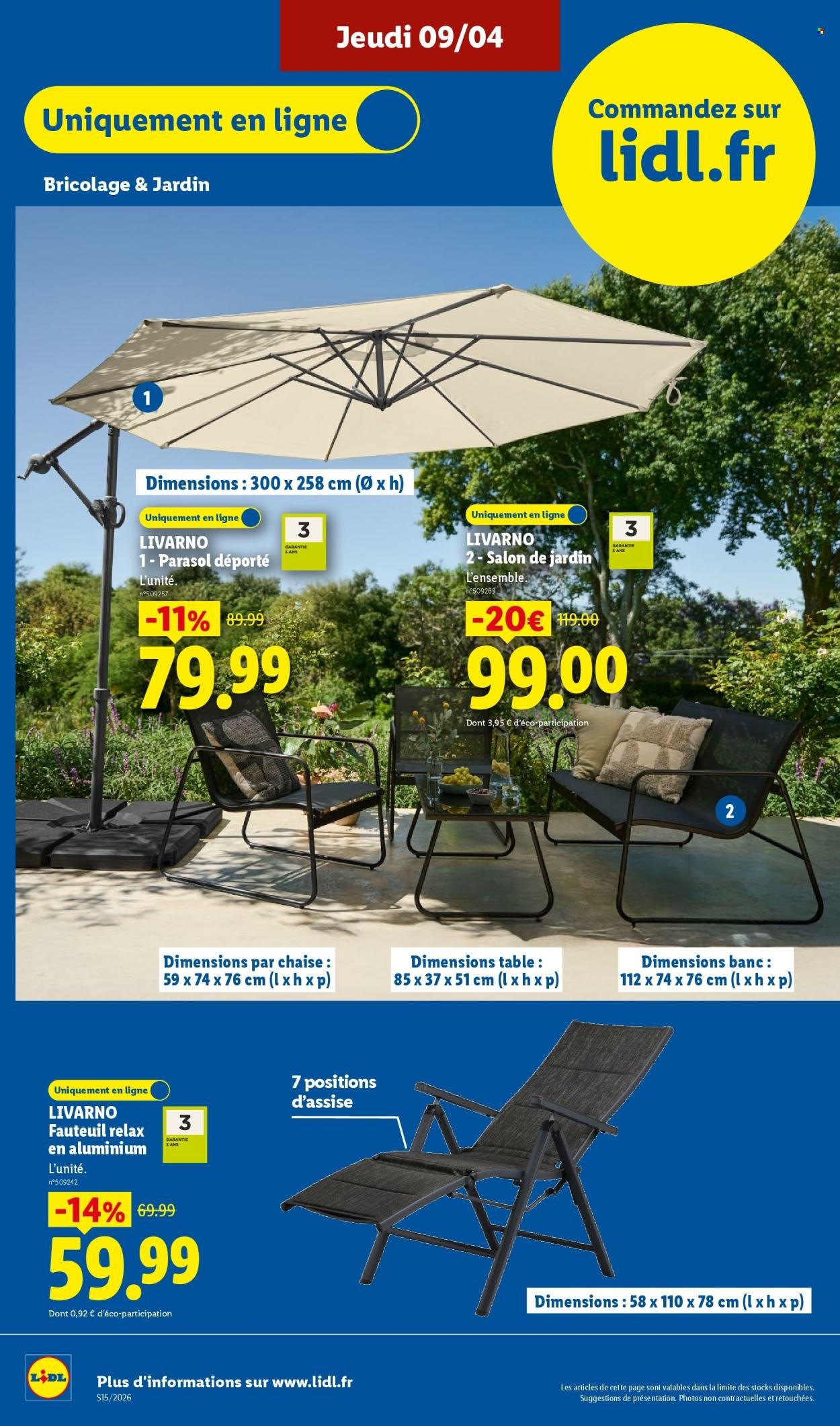 Catalogue LIDL - Les Exclus Web de la semaine