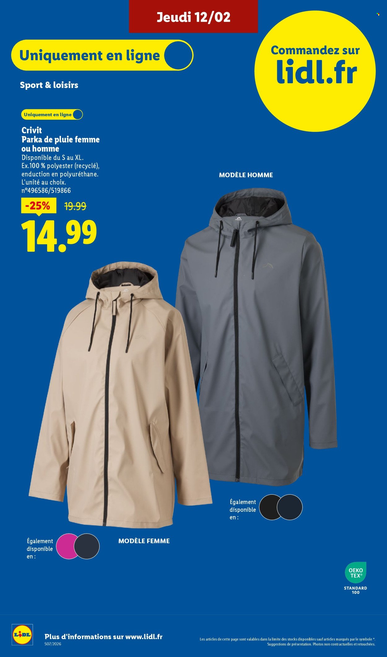 Catalogue LIDL - Les Exclus Web de la semaine