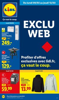 Catalogue LIDL - Les Exclus Web de la semaine