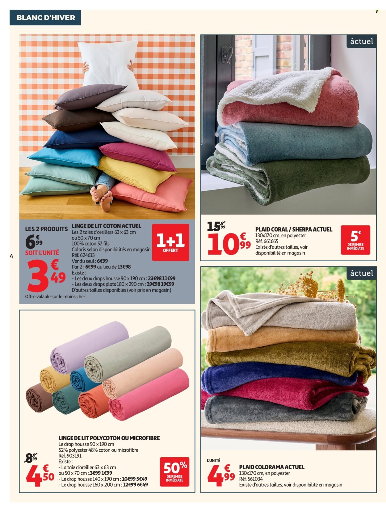 Catalogue AUCHAN - Blanc d'hiver supermarché