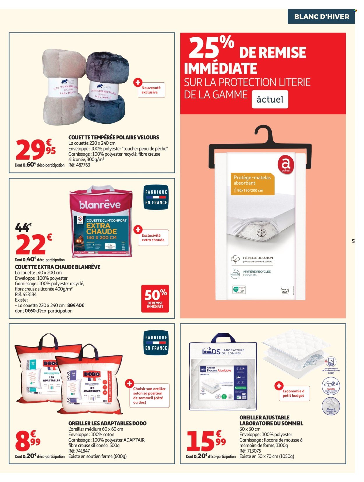 Catalogue AUCHAN - Blanc d'hiver supermarché (2025-12-26 - 2026-01-06)